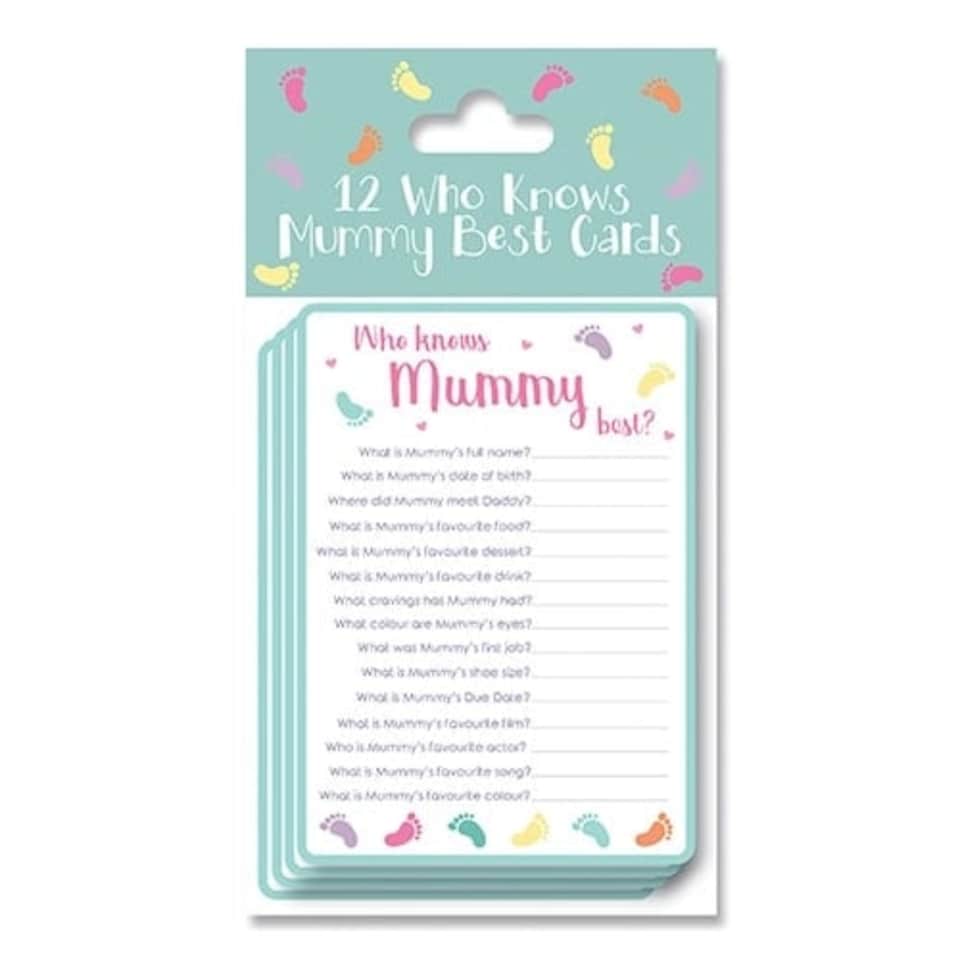 Who Knows Mummy Best Cards - Pack of 12