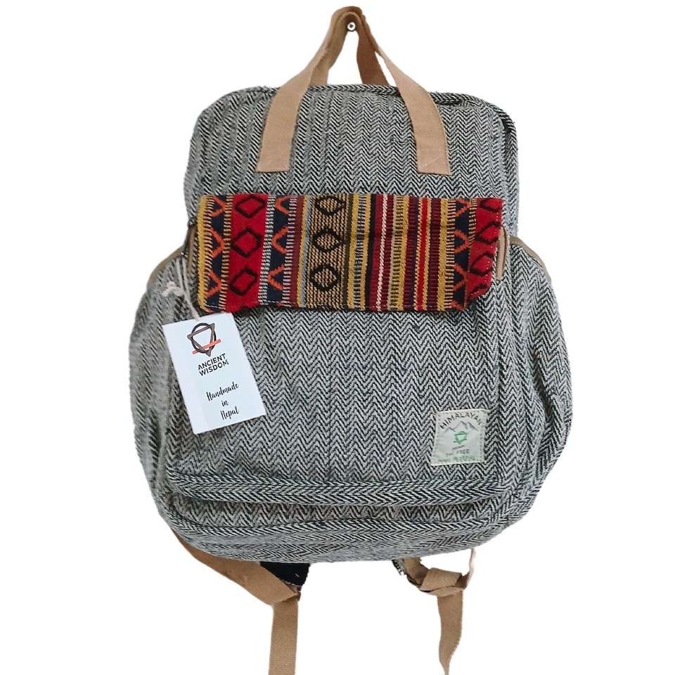 image 1 of Serenityy Hemp Adventure Backpack - Annapurna, Grey, 550g