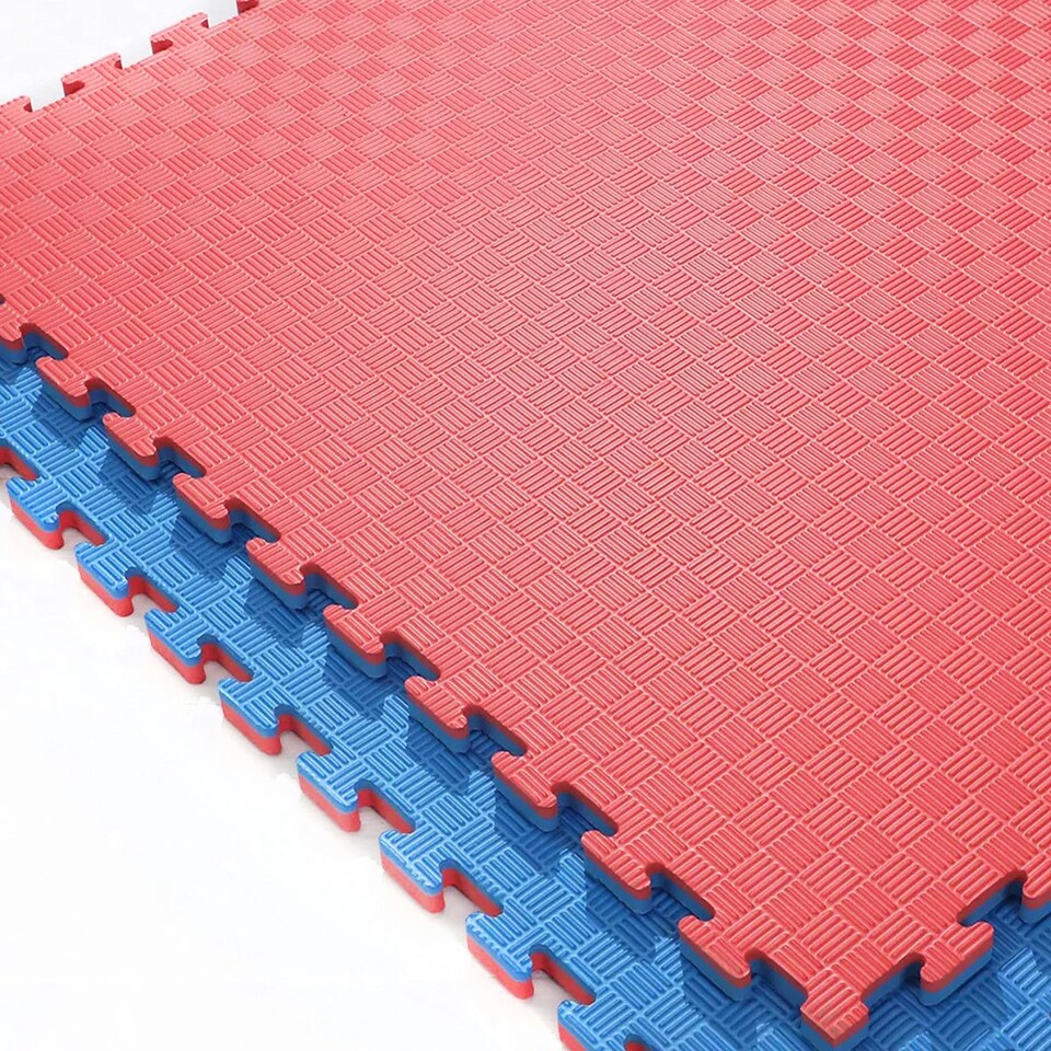 image 1 of 40mm Premium Reversible EVA Tatami Foam Mats Red | Pack of 48