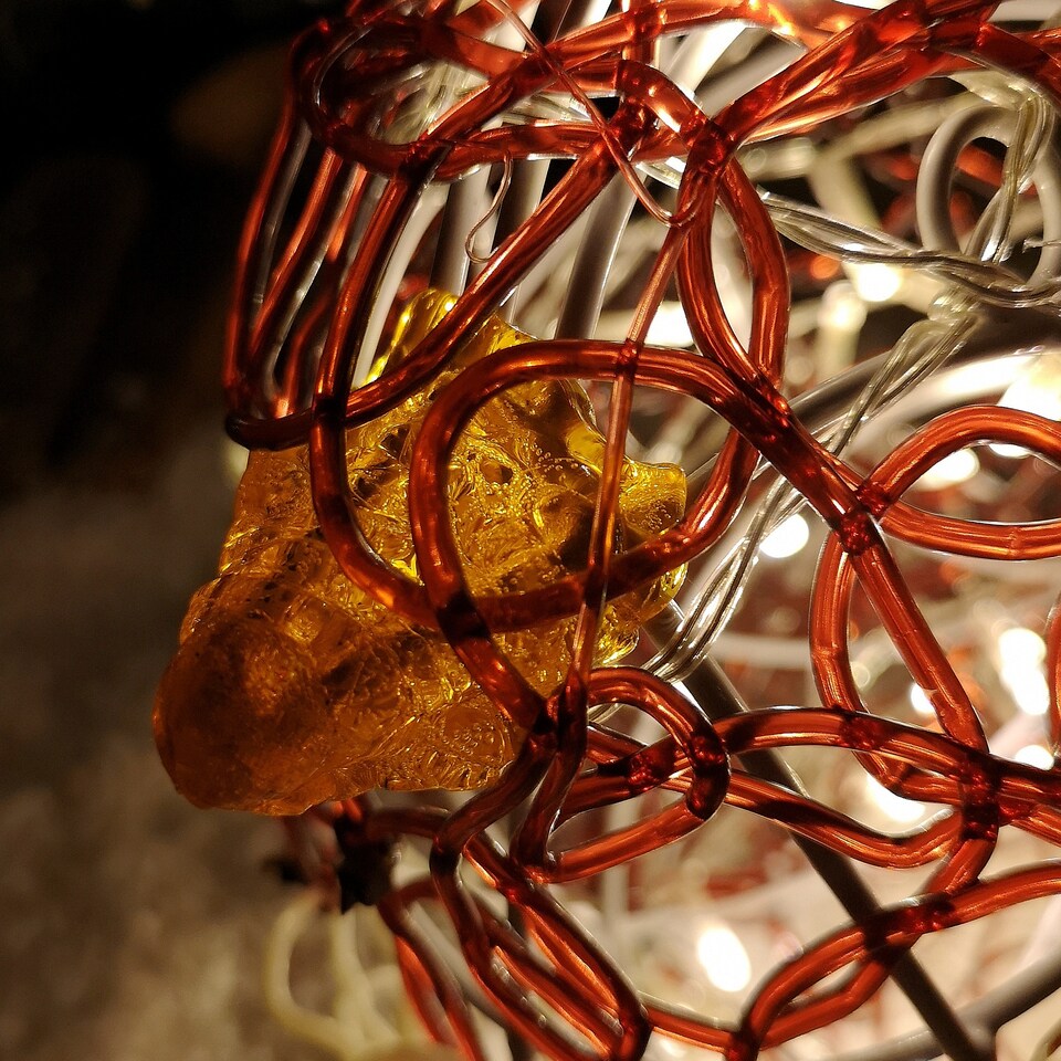 image 1 of 30cm Premier Soft Acrylic Outdoor Lit Christmas Robin with 60 Warm White LEDs