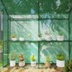 image 6 of Outsunny Walk in Greenhouse w/Shelves Steeple Grow House 120 x 186 x 190 cm