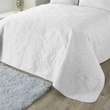 Serene Luana Bedspread White