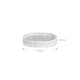 image 5 of Showerdrape Bianco Frost Onyx White Bathroom Accessory Set - Soap Dish & Toothbrush Holder | White | White | 1