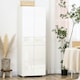 image 2 of HOMCOM Kitchen Cupboard Storage Cabinet Push Open Doors and Drawers, White