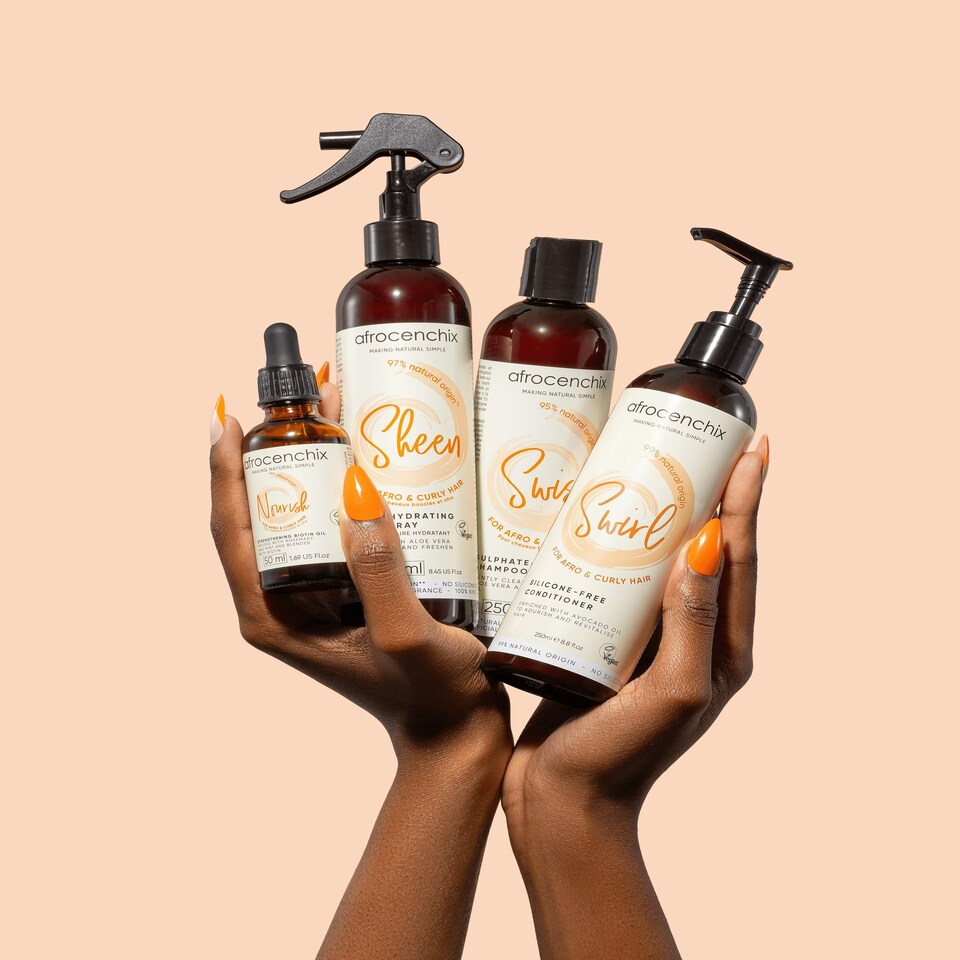 image 1 of Afrocenchix Nourishing Curl Restoration Set