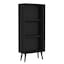 Black Bookcase & Black Leg