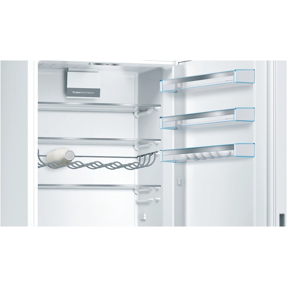 image 1 of Bosch 70-30 Freestanding Fridge Freezer, 419 Litre, 70cm, White - KGE49AWCAG