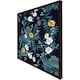 image 3 of Blue & yellow flowers (Picture Frame) Brown | Oak | L