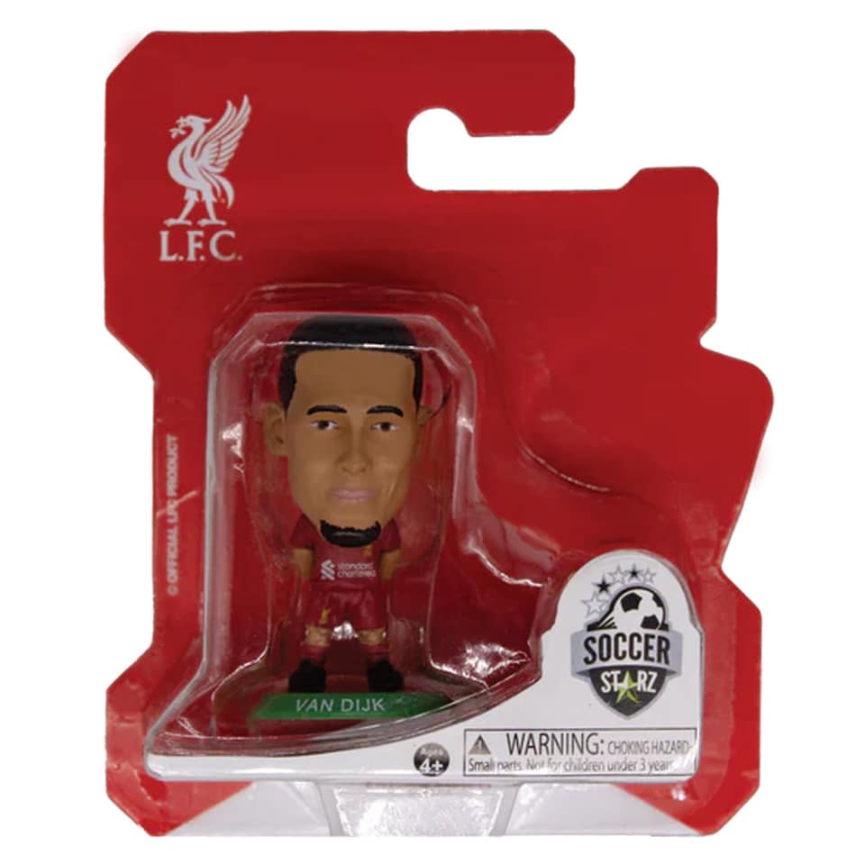 image 1 of Liverpool FC Virgil Van Dijk 2025 SoccerStarz Football Figurine | Red | Red/Green | One Size | 1