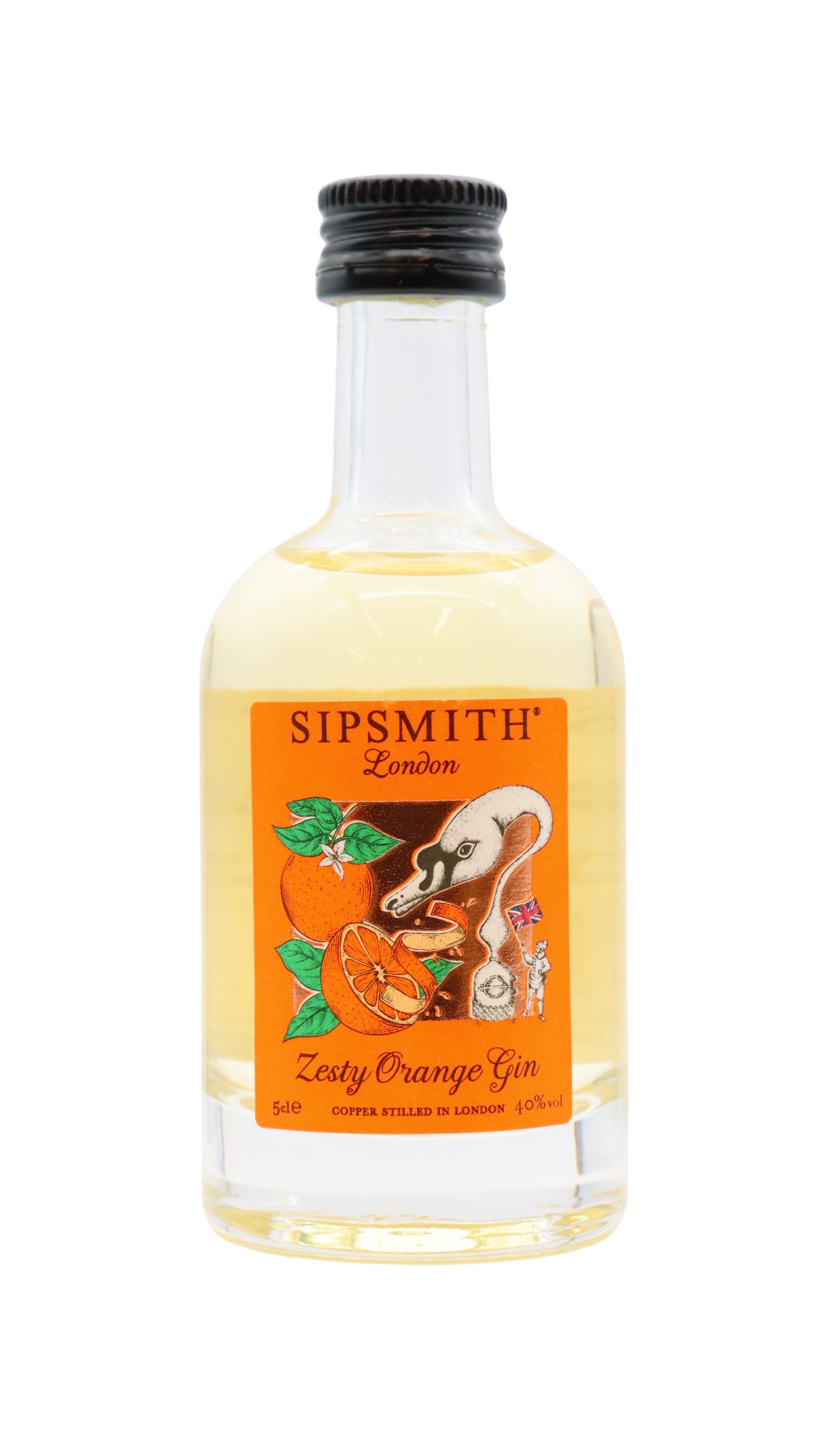 Sipsmith Zesty Orange Gin 5cl Miniature - Tesco Groceries