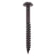 image 1 of Timco - Blackjax Woodscrews - PZ - Round - Black Organic (Size 8 x 1 1/4 - 200 Pieces)