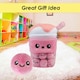 image 8 of Boba Tea Soft Toy Cute Plushie Huggable Cuddly Stuffed Toy Gift 35cm Pink