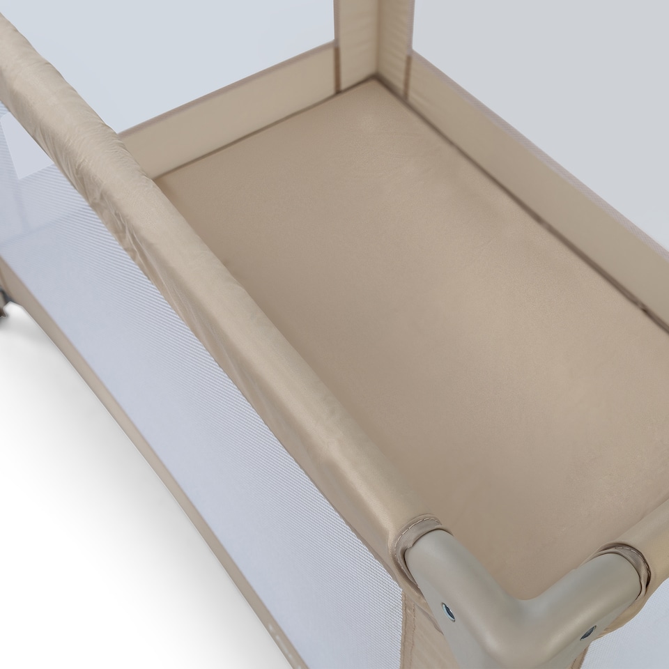 image 1 of Red Kite Sleeptight Travel Cot - Biscotti