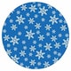 image 2 of Snowflake Christmas Paper Cupcake Cases - Pack of 75