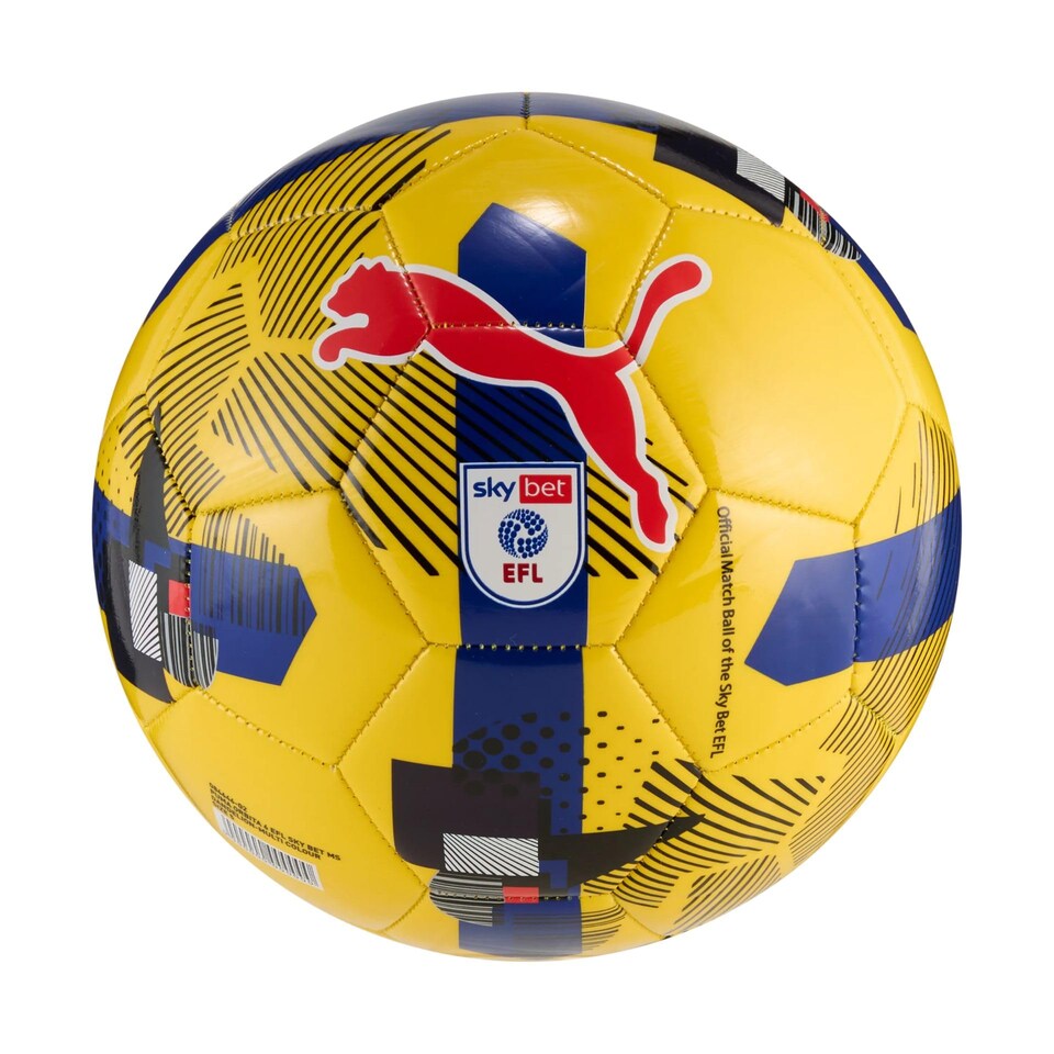 image 1 of Puma Orbita 6 Efl Sky Bet Training Football 25/26 - Yellow/Multicolor - 4