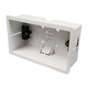 image 3 of Dencon 2 Gang Dry Lining Box - White - One Size