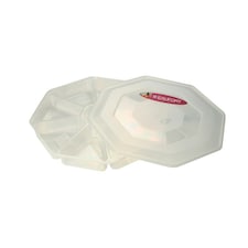 Beaufort 8 Section Nibbles Tray. - Clear - One Size