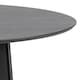 image 8 of Roxby Round Dining Table in Black 140x76cm
