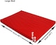 image 2 of Actiaspet Heavy Duty Waterproof Dog Crate Bed with Hard Wearing 1000D Polyester Faux Leather Outer (Red, Large)