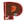 Assorted Colours: Letter P