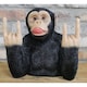 image 3 of Gifts Direct 2 U Rock 'n Roll Monkey Headphone Holder Ornament | Black