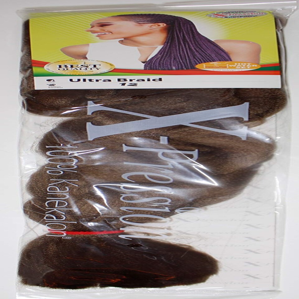 image 1 of X Pression Syn Ultra Braid X-PRESSION Ultra Hair Braid (Braiding) Extension (Choice of Colours) Multi | 99J | One Size
