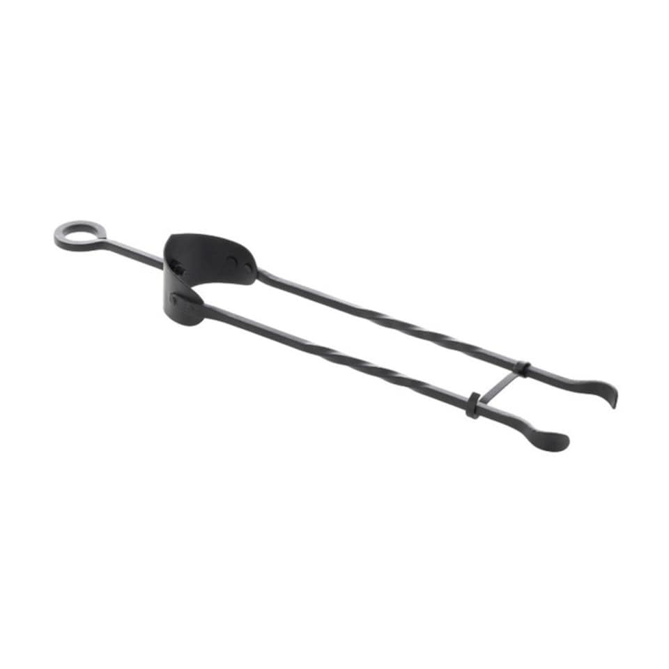 Leecroft Eye Coal Tongs 18'' Black - One Colour - One Size