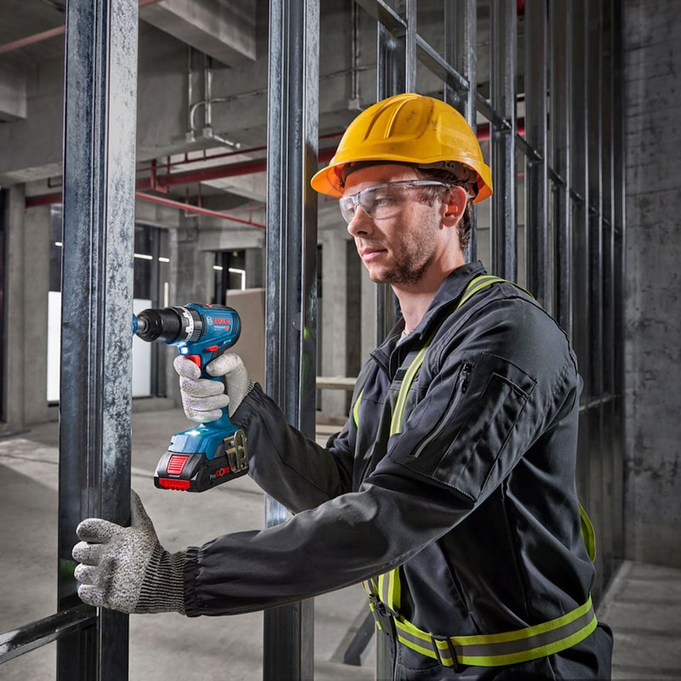 image 1 of Bosch GSB 18V-55 Cordless Brushless 18v Combi Drill Inc 1x 4Ah Battery 0615A5005M