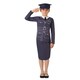 image 1 of Bristol Novelty Girls Wraf Costume Set - Blue/White - 9-10 Years 9-10 years