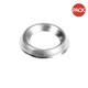 image 3 of Securpak No 8 Chrome Screw Cup Washer (Pack of 16) - Silver - One Size
