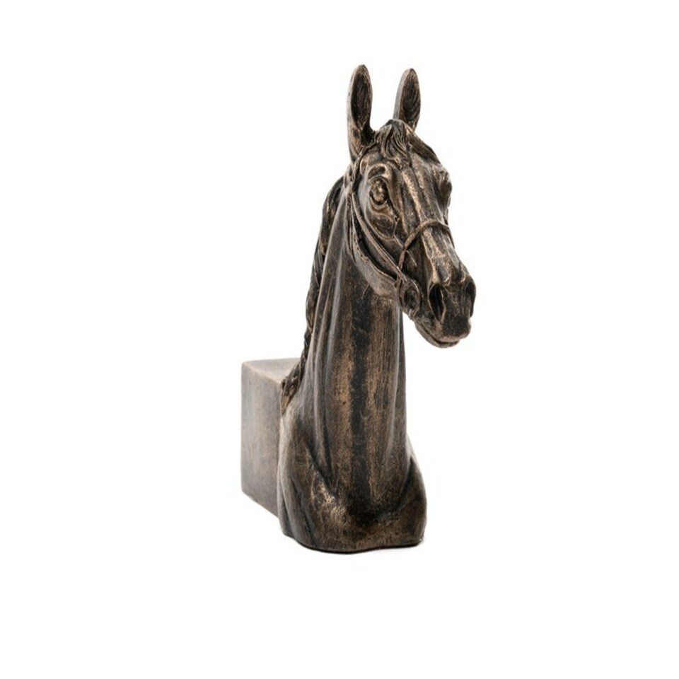 image 1 of Horse Plant Pot Feet - Set of 3 - L11.5 x W4 x H10.5 cm Grey