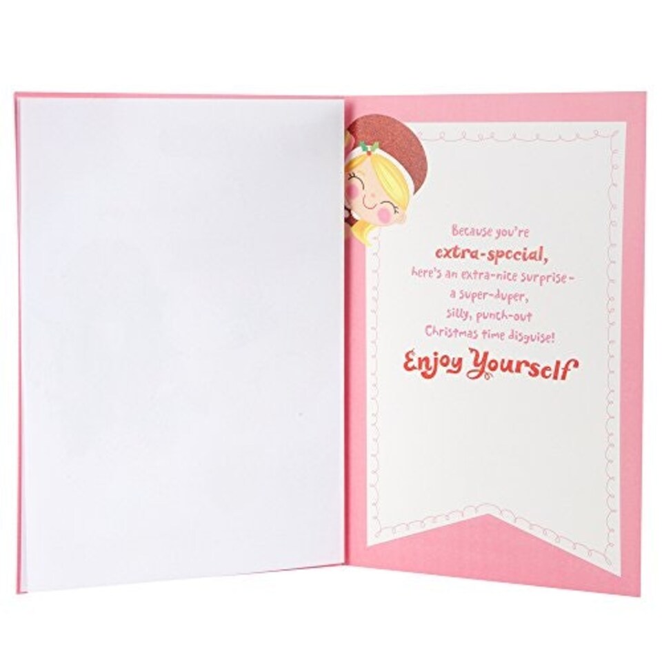 image 1 of Christmas Card 'With Fun Disguise From Little Girl'