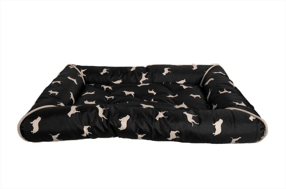 Dream Paws Water Resistant Canvas Dog Print Mattress XtLarge