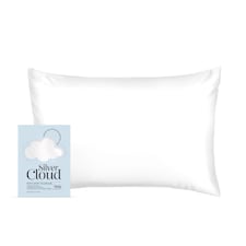Silver Cloud Silver Ion Infused Satin Pillowcase White
