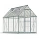 image 1 of Greenhouse Hybrid 6 x 14 - Polycarbonate - L426 x W185 x H208 cm - Silver