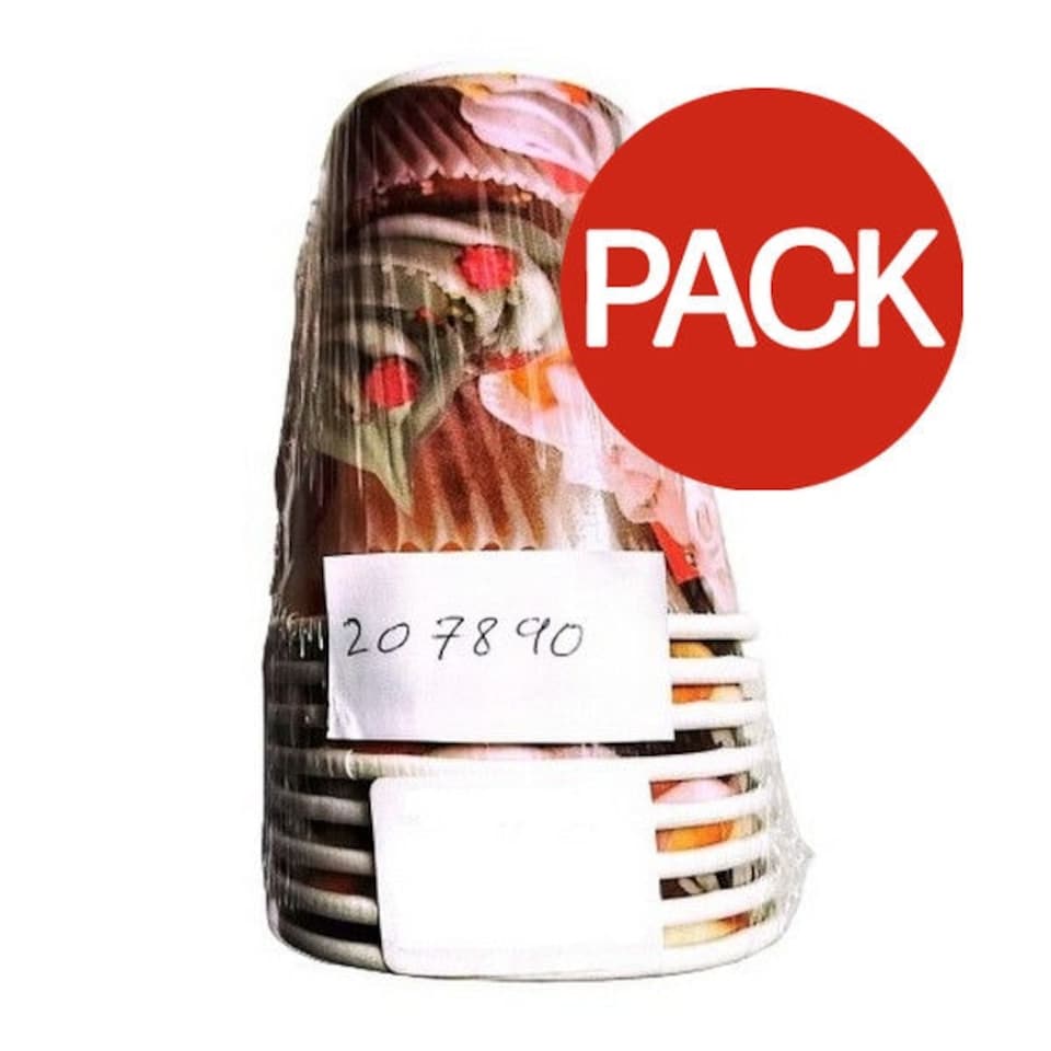 Cupcake Party Cup (Pack of 8) - Multicoloured - One Size