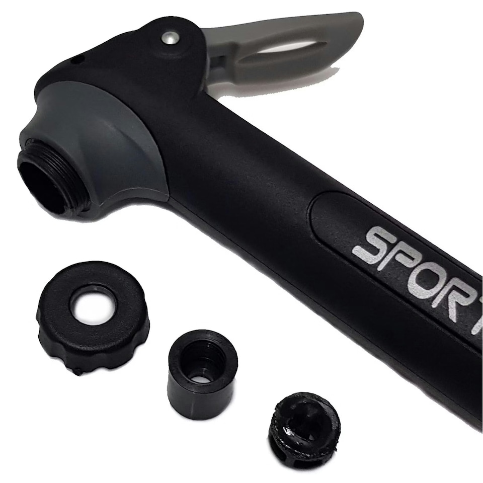 image 1 of Sport Direct 120 PSI Mini Bike Hand Pump + Bracket MTB/BMX Schrader/Presta Valve