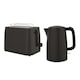 image 1 of Hamilton Beach Stealth Kettle & Toaster Set Black