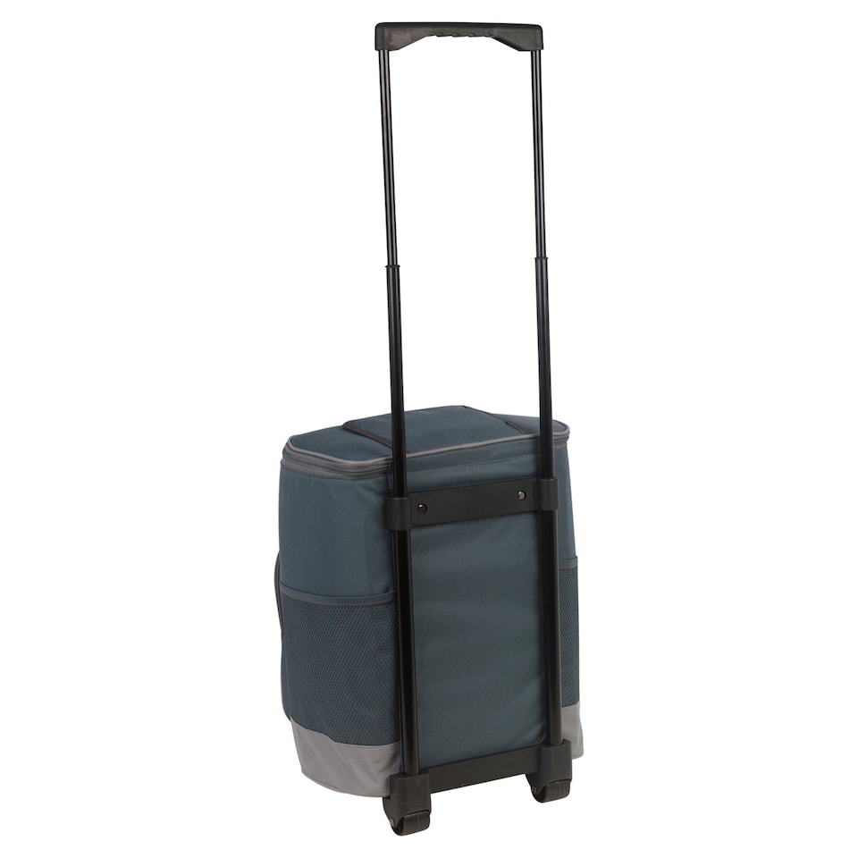 image 1 of 28L Insulated Large Cooler Bag Trolley Cart | Grey | 1