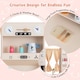 image 6 of COSTWAY Kids Kitchen Playset Toddlers Wooden Pretend Play Kitchen Toy