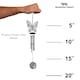 image 2 of Woodstock Flourish Wind Chime - Butterfly