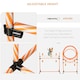 image 3 of PawHut Pet Agility Training Equipment Dog Jump Hurdle Bar Obedience Training Set