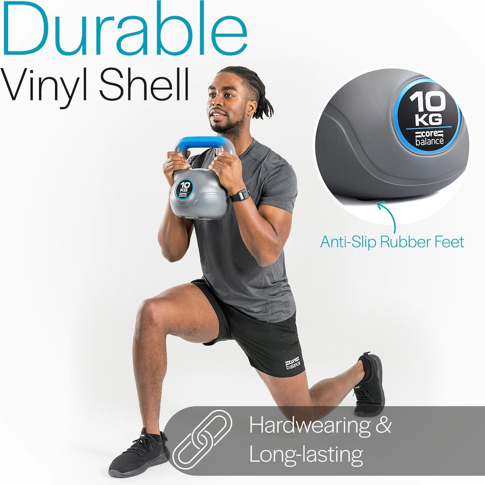 image 1 of Vinyl Kettlebell (10kg)