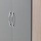 image 4 of Nevada 2 Door Corner Wardrobe Grey