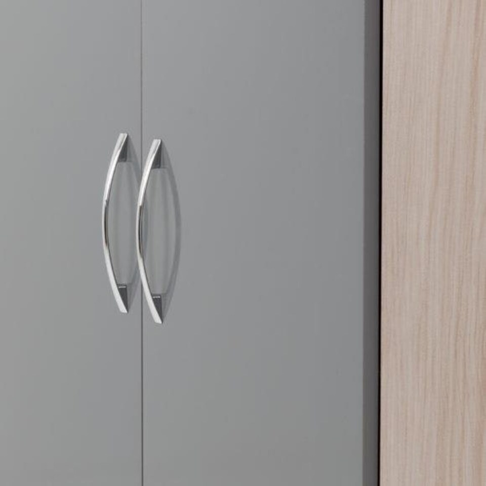 image 1 of Nevada 2 Door Corner Wardrobe Grey