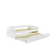 image 1 of Copella White Guest Bed With Trundle And Theo Pocket Sprung Mattresses