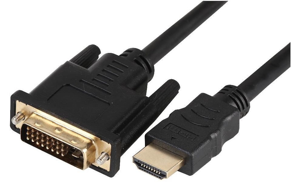 PRO SIGNAL High Speed HDMI Lead Male to DVI-D Male Gold Plated Connectors 1.8m