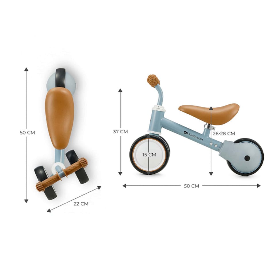 image 1 of Kinderkraft Mini Balance Bike Cutie | Blue