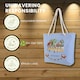 image 4 of Signare Beach Bag - Alice in Wonderland Tea Party Blue