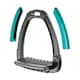image 2 of Horsena Swap Stirrup Cover (Pack of 4) - Aqua Green - One Size